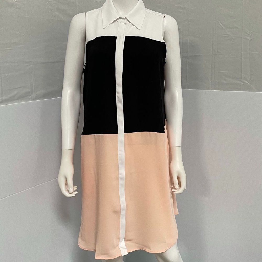 Alfani Color Block Shirt Dress